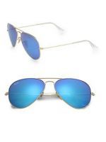 Buy Stylish Blue Mirror Sunglasses online