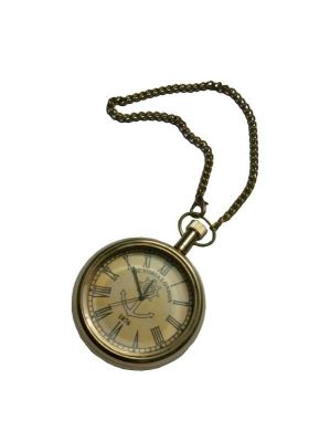 Buy Mariyam Antique Design Gandhi Brass Pocket Watch With Stylish Golden Chain online