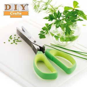 Buy 5 Blades Scissors Vegetable Chopper Paper online