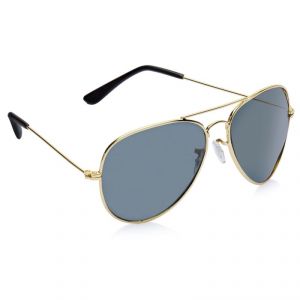 Buy Vicbono Black Aviator Sunglasses For Men online