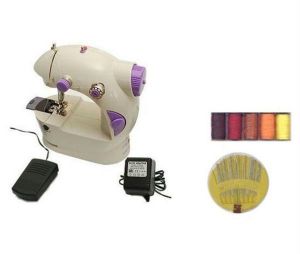 Buy Premium Quality Mini Sewing Machine With Foot Pedal And Power Adapter online