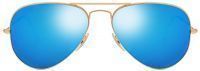 Buy New Classic Aviator Style Sunglasses Golden Frame/blue Mirror online