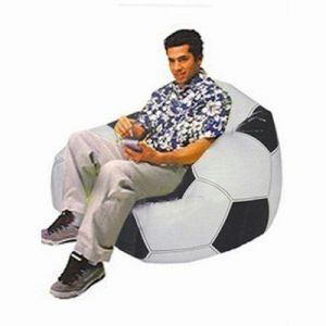 Buy Football Shape Big Size Beanless Bag For Adults online