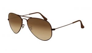Buy Stylish Polarized Brown Aviator Sunglasses With Hard Case online