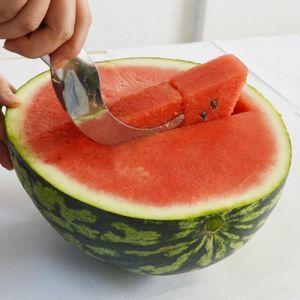 Buy Unbrand High Quality Stainless Steel Fruit Faster Melon Cutter Server Watermelon Corer Cantaloupe Cutting Seeder Slicer Scoop New online