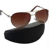 Buy Classic Brown Aviator Style Sunglasses online