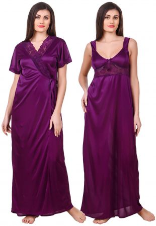 purple nightwear