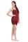 Fasense Women Satin Nightwear Sleepwear Night Suit Top & Shorts Dp041 D