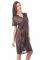 Fasense Women Stylish Satin Nightwear Sleepwear Wrap Gown Dp083 B