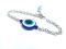 Evil Eye Protection And Peace Lucky Charm Adjustable Bracelet For Men And Women ( Code Evlmtlbgbr )
