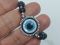Evil Eye Protection Lucky Charm Multi Color Adjustable Bracelet For Men And Women ( Code Evlblkmtlrdbr )
