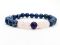 Lapis Lazuli Rose Quartz And Amethyst 8 MM Stretch Bracelet For Men And Women