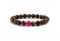 Tiger Eye Crystal & Pink Onyx 8 MM Stretch Bracelet - Code ( Tigerpinkbr8 )