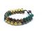 Citrine Pyrite Green Aventurine Tiger Eye Wealth Management Men & Women Bracelet ( Code Citpytgrntgrdblbr )