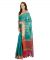Banarasi Silk Works Party Wear Designer Saffire Colour Saree For Women's