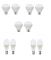 Vizio Combo Of 3 W LED Bulbs(set Of 2),5 W LED Bulbs(set Of 2), 10 W LED Bulbs(set Of 2), 15 W LED Bulbs(set Of 2) With 20 W LED Bulbs(set Of 2)
