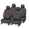 Pegasus Premium Duster Car Seat Cover - (code - Duster_black_red_prime)