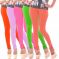 Vivan Creation Women Stylish Colorful Comfortable 5 Pc Cotton Churidaar Leggings Set