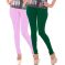 Vivan Creation Stylish Comfortable n Colorful Pair of Women Cotton Churidaar Leggings