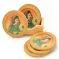 Vivan Creation Gemstone Painting Wooden Tea Coasters Gift