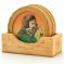 Vivan Creation Gemstone Painting Wooden Tea Coasters Gift