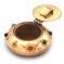 Vivan Creation Pure Brass Gemstone Ash Tray Handicraft Gift