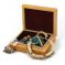 Vivan Creation Ethnic Gemstone Painted Wooden Hot Jewelry Box
