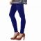 Vivan Creation Women Stylish Royal Blue Color Comfortable Cotton Churidaar Leggings