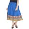 Vivan Creation Rajasthani Ethnic Turquoise Cotton Short Skirt  Free Size