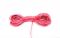 Kuhu Creations Vedroopam Sacred Thread Puja Dhaga, Evil Eye Protection Nazar Suraksha. (pink Silky Rope, 5 Meters)