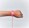 Kuhu Creations Vedroopam Sacred Thread Puja Dhaga, Evil Eye Protection Nazar Suraksha. (pink Silky Rope, 5 Meters)