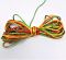 Kuhu Creations Vedroopam Sacred Thread Puja Dhaga, Sankalp Sutra, (red Yellow Green Silky Rope, 5 Meters)