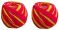 Kuhu Creations Vedroopam Sacred Kalawa Mauli Thread Puja, Nazar Dhaga, (red Yellow Cotton Ball, 6 Units)