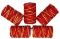 Kuhu Creations Vedroopam Sacred Kalawa Mauli Thread Puja, Nazar Dhaga, (red Yellow Cotton Reel, 5 Units)