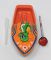 Kuhu Creations Explorer Toy Steam Power Orange Dinosaur Steam Tin Ship ( Code - Orangedinos-01 )