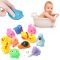 Kuhu Creations Explorer Tin Toy Boat 1pc, Bath Toys 5pcs & Colorful Ping Pong Style Ball 24pcs Baby Swimming & Sounding Bath Toys