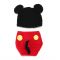 Kuhu Creations New Born Baby And Infant Cute Style Handmade Photography Prop With Crochet Knit. (red Yellow Mkm Style)