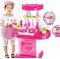 Luxurious Kitchen Play Set With Accessories, Light And Music Toy For Kids - (code Drs025)