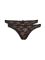 Soie Black Polyamide Spandex Panty For Women Pack Of 2