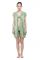 Uac-by 99pockets Satin Green Knee-length Gown Set (free Size) (code - Uac-15)