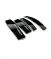 Autoright-ipop Car Door Guard Set Of 4 PCs Black For Mahindra Verito