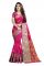 Mahadev Enterprises Pink Cotton Silk Weaving Saree With Running Blouse Pics