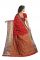 Mahadev Enterprises Red Cotton Silk Weaving Saree With Running Blouse Pics