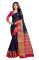 Mahadev Enterprises Blue And Pink Kanjiwaram Silk Saree With Running Blouse Pics ( Code -bbc129a)