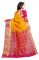 Mahadev Enterprises Chiku And Pink Kanjiwaram Silk Saree With Running Blouse Pics