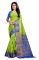 Mahadev Enterprises Green And Blue Kanjiwaram Silk Saree With Running Blouse Pics