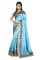 Mahadev Enterprise Turquoise Heavy Paper Silk Saree With Jacquard Blouse Pics