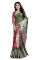 Mahadev Enterprise Mahendi And Red Cotton Silk Silver Jacquard Saree With Running Blouse Pic