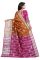 ahadev Enterprise Chiku And Pink Cotton Silk Silver Jacquard Saree With Running Blouse Pic