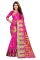 Mahadev Enterprise Pink Jacquard Cotton Silk Saree With Running Blouse Pics